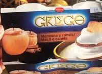 Mängden socker i Yogur estilo griego con manzana y canela