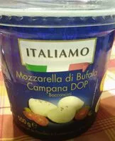 Mängden socker i Mozzarella di bufala campana