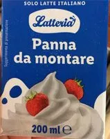 Mängden socker i Panna da montare