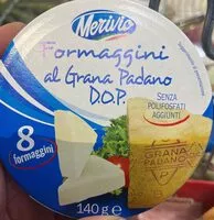 Mängden socker i Formaggini al Grana Padano DOP