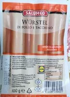 Mängden socker i Wurstel di pollo e tacchino