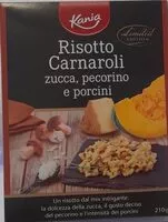 Mängden socker i Risotto carnaroli zucca pecorino e porcinj