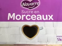 Mängden socker i Sucre en morceaux