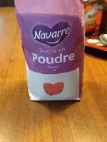 Mängden socker i Sucre en poudre