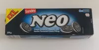 Mängden socker i NEO cocoa sandwich biscuits