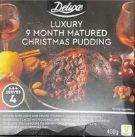 Mängden socker i Luxury 9 month matured Christmas pudding