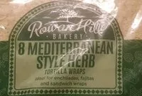Mängden socker i Mediterranean tortilla wraps