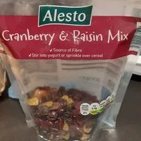 Mängden socker i Cranberry and Raisin Mix