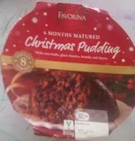 Mängden socker i Favorina Christmas Pudding