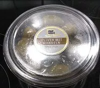 Mängden socker i Oliven mit Mandeln