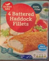 Mängden socker i 4 Battered Haddock Fillets