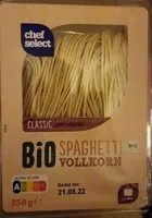 Mängden socker i Bio Spaghetti Vollkorn Classic