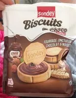 Mängden socker i Biscuits au Choconussa