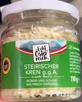 Mängden socker i Steirischer Kren g.g.A.