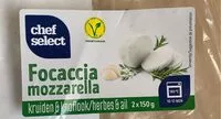 Mängden socker i Focaccia mozzarella