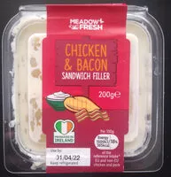 Mängden socker i Chicken and bacon Sandwich Filler
