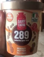 Mängden socker i Peanut butter ice cream