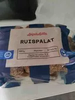 Mängden socker i Ruispalat