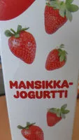 Mängden socker i mansikka-jogurtti