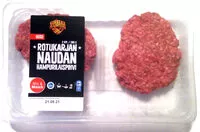 Mängden socker i Rotukarjan naudan hampurilaispihvi