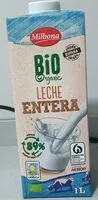 Mängden socker i Leche entera BIO ORGANIC