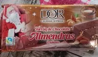 Mängden socker i Turrón de chocolate y almendras crujiente