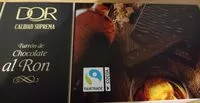 Mängden socker i Turrón de chocolate al ron