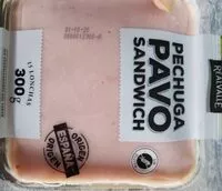 Mängden socker i Pechuga de pavo sandwich
