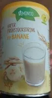 Mängden socker i Vemondo Hafer Frühstücksdrink Typ banane