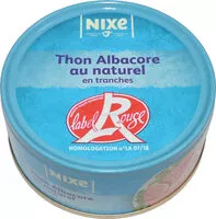 Mängden socker i Thon Albacore au naturel en tranches Label Rouge