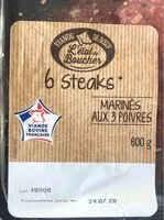 Mängden socker i Steaks