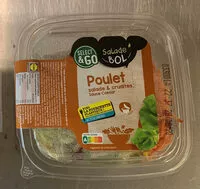 Mängden socker i Salade crudites poulet
