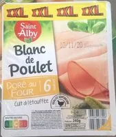 Mängden socker i Blanc de poulet doré au four