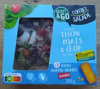 Mängden socker i Coffret Salade Crudités Thon Maïs et Œuf