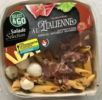Mängden socker i Salade et penne à l‘italienne
