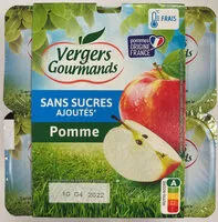 Mängden socker i Compote de pomme sans sucres ajoutés