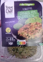 Mängden socker i Galettes pois fromage épinards