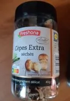 Mängden socker i Cèpes extra séchés