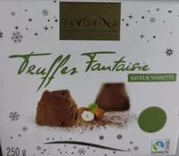Mängden socker i Truffes fantaisie Saveur noisette