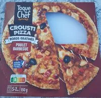 Mängden socker i Crousti Pizza Poulet Barbecue
