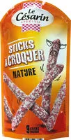 Mängden socker i Sticks à croquer de saucisson sec pur porc