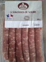 Mängden socker i Saucisses de volaille