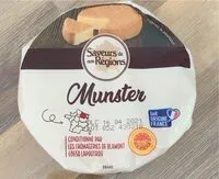 Mängden socker i Munster AOP - Fromage à pâte molle croûte lavée
