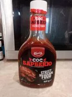 Mängden socker i сос барбекю BBQ Sauce