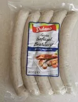 Mängden socker i Grobe Geflügel-Bratwurst