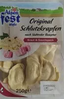 Mängden socker i Original schlutzkrapfen