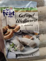 Mängden socker i Geflügel Weißwurst