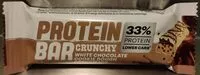 Mängden socker i Protein Bar Crunchy White Chocolate Cookie Dough Geschmack