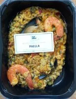 Mängden socker i Pealla mit Miesmuscheln und Garnelen