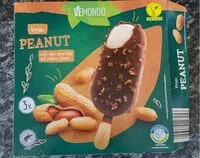 Mängden socker i Vegan Peanut with dark chocolate and peanut pieces